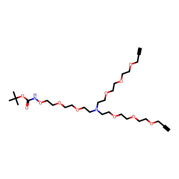 N-(t-Boc-Aminooxy-PEG2)-N-bis(PEG3-propargyl)|CS-0115232|2112737-60-5