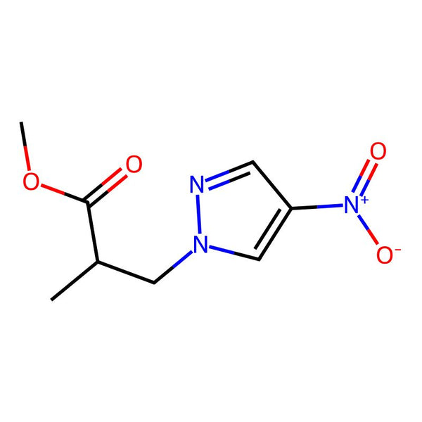 Methyl 2-methyl-3-(4-nitro-1h-pyrazol-1-yl)propanoate|CS-0276164|1005669-96-4