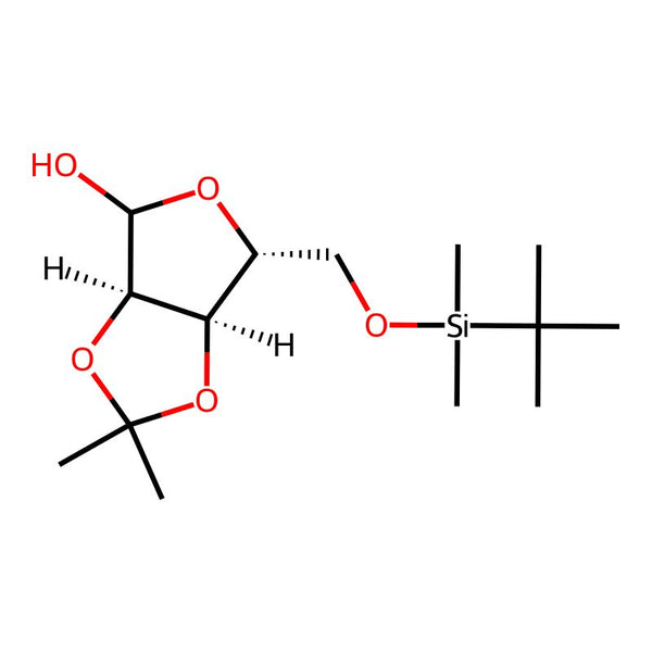 (3aR,6R,6aR)-6-(((tert-Butyldimethylsilyl)oxy)methyl)-2,2-dimethyltetrahydrofuro[3,4-d][1,3]dioxol-4-ol|CS-0197637|217309-46-1