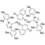 1,3-Bis(2,4,6-trimethylphenyl)imidazol-2-ylidene(1,4-naphthoquinone)palladium(0) dimer, 96%|46-0265|467220-49-1
