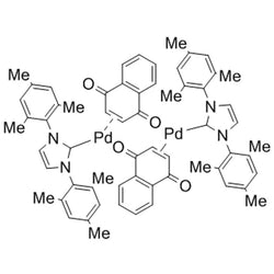 1,3-Bis(2,4,6-trimethylphenyl)imidazol-2-ylidene(1,4-naphthoquinone)palladium(0) dimer, 96%|46-0265|467220-49-1