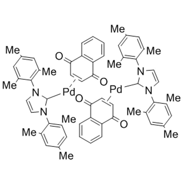 1,3-Bis(2,4,6-trimethylphenyl)imidazol-2-ylidene(1,4-naphthoquinone)palladium(0) dimer, 96%|46-0265|467220-49-1