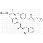 Boc-O-2-bromo-Z-L-tyrosine 4-oxymethylphenylacetamidomethyl resin|02513