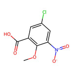 5-Chloro-2-methoxy-3-nitrobenzoic acid|CS-0514043|89894-14-4