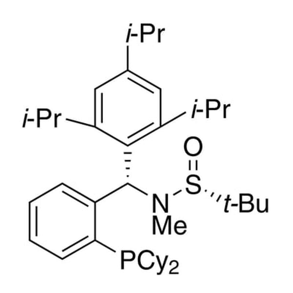 [S(R)]-N-((S)-(2-(Dicyclohexylphosphino)phenyl)(2,4,6-triisopropylphenyl)methyl)-N,2-dimethyl-2-propanesulfinamide, 95%|15-8852
