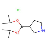 3-(4,4,5,5-tetramethyl-1,3,2-dioxaborolan-2-yl)pyrrolidine hydrochloride|CS-0433175|2642160-40-3