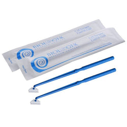 biologix disposable polyethylene sterile cell scraper (handle length: 180mm, blade length: 18mm). scrapers come individually wrapped.  100/case|70-1180