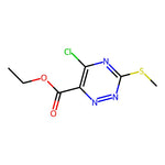 Ethyl 5-chloro-3-(methylthio)-1,2,4-triazine-6-carboxylate|CS-B0748|75824-03-2