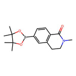 2-Methyl-6-(4,4,5,5-tetramethyl-1,3,2-dioxaborolan-2-yl)-3,4-dihydroisoquinolin-1(2H)-one|CS-0369304|1131223-44-3