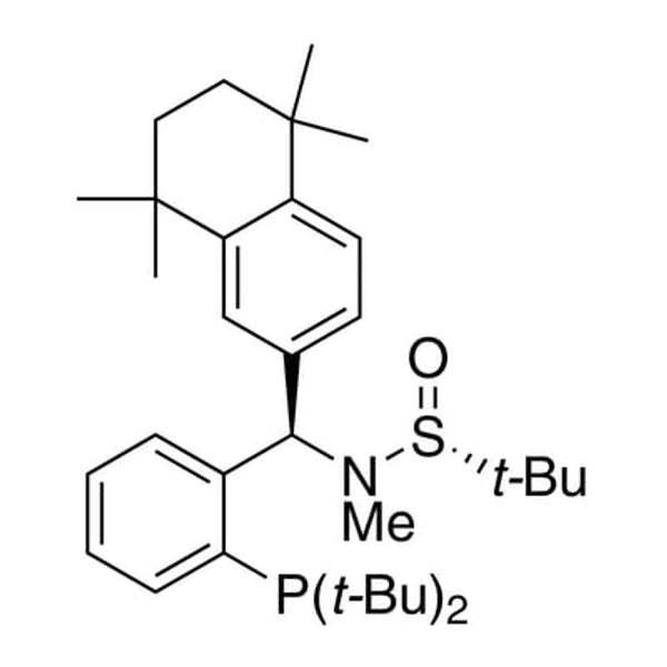 [S(R)]-N-((R)-(2-(Di-tert-butylphosphino)phenyl)(5,6,7,8-tetrahydro-5,5,8,8-tetramethyl-2-naphthalenyl)methyl]-N,2-dimethyl-2-propanesulfinamide, 95%|15-0199