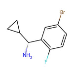 (R)-(5-Bromo-2-fluorophenyl)(cyclopropyl)methanamine|CS-0438935|1213896-54-8