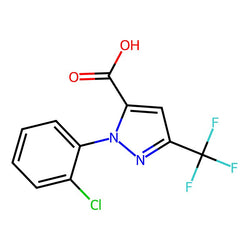 1-(2-Chlorophenyl)-3-(trifluoromethyl)-1H-pyrazole-5-carboxylic acid|CS-0156650|437711-25-6