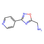 1-[3-(Pyridin-4-yl)-1,2,4-oxadiazol-5-yl]methanamine|CS-0123081|857653-92-0