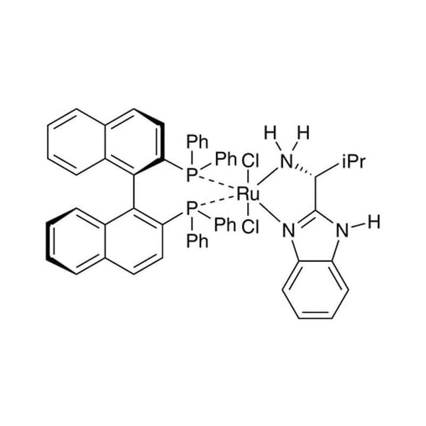 Dichloro[(R)-(+)-2,2'-bis(diphenylphosphino)-1,1'-binaphthyl][(R)-(+)-2-(α;-(i-propyl)methanamine)-1H-benzimidazole]ruthenium(II), min. 95%|44-0920