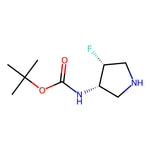 tert-Butyl ((3S,4R)-4-fluoropyrrolidin-3-yl)carbamate|CS-0049763|1033718-89-6