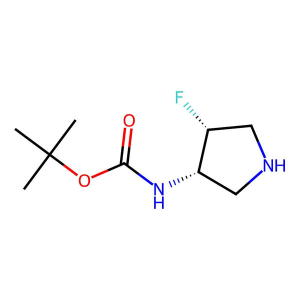 tert-Butyl ((3S,4R)-4-fluoropyrrolidin-3-yl)carbamate|CS-0049763|1033718-89-6