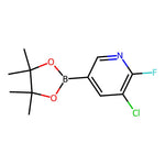 3-Chloro-2-fluoro-5-(4,4,5,5-tetramethyl-1,3,2-dioxaborolan-2-yl)pyridine|CS-0109938|1220219-73-7