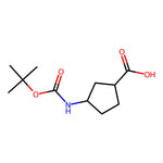 3-((tert-Butoxycarbonyl)amino)cyclopentanecarboxylic acid|CS-0041863|855863-93-3