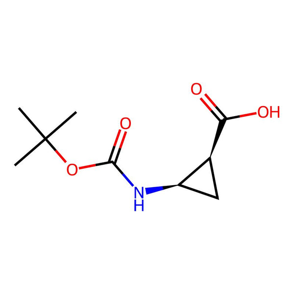 rel-(1R,2S)-2-((tert-butoxycarbonyl)amino)cyclopropane-1-carboxylic acid|CS-B1338|1810070-30-4