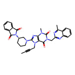 (R)-7-(But-2-ynyl)-8-(3-(1,3-dioxoisoindolin-2-yl)piperidin-1-yl)-3-methyl-1-((4-methylquinazolin-2-yl)methyl)-1H-purine-2,6(3H,7H)-dione|CS-0009377|886588-63-2