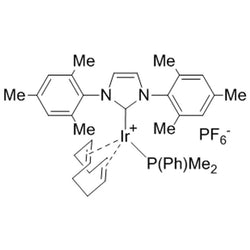 (Dimethylphenylphosphine)(1,5-cyclooctadiene)[1,3-bis(2,4,6-trimethylphenyl)imidazol-2-ylidene]iridium(I) hexafluorophosphate, min. 98%|77-1830|1019853-03-2