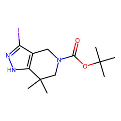 tert-Butyl 3-iodo-7,7-dimethyl-1h,4h,5h,6h,7h-pyrazolo[4,3-c]pyridine-5-carboxylate|CS-0184990|1638764-24-5