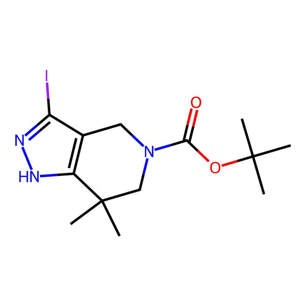 tert-Butyl 3-iodo-7,7-dimethyl-1h,4h,5h,6h,7h-pyrazolo[4,3-c]pyridine-5-carboxylate|CS-0184990|1638764-24-5