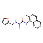 N1-(Furan-2-ylmethyl)-N2-(2-methylnaphthalen-1-yl)oxalamide|CS-0492446|2072109-00-1