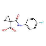 1-((4-Fluorophenyl)carbamoyl)cyclopropanecarboxylic acid|CS-W019220|849217-48-7