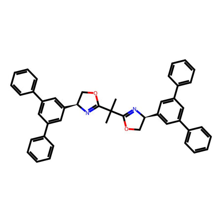 (4S,4'S)-2,2'-(Propane-2,2-diyl)bis(4-([1,1':3',1''-terphenyl]-5'-yl)-4,5-dihydrooxazole), 99%|9189538|2489182-84-3