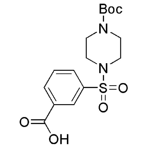 3-(4-(Tert-Butoxycarbonyl)Piperazin-1-Ylsulfonyl)Benzoic Acid|23797|874838-79-6
