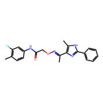 N-(3-Fluoro-4-methylphenyl)-2-(((1-(4-methyl-2-phenyl-1H-imidazol-5-yl)ethylidene)amino)oxy)acetamide|CS-0497871|1111561-92-2