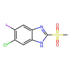5-Chloro-6-iodo-2-(methylsulfonyl)-1H-benzo[d]imidazole|CS-W006312|1219741-19-1