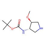 tert-Butyl ((3S,4S)-4-methoxypyrrolidin-3-yl)carbamate|CS-0310985|1627185-88-9