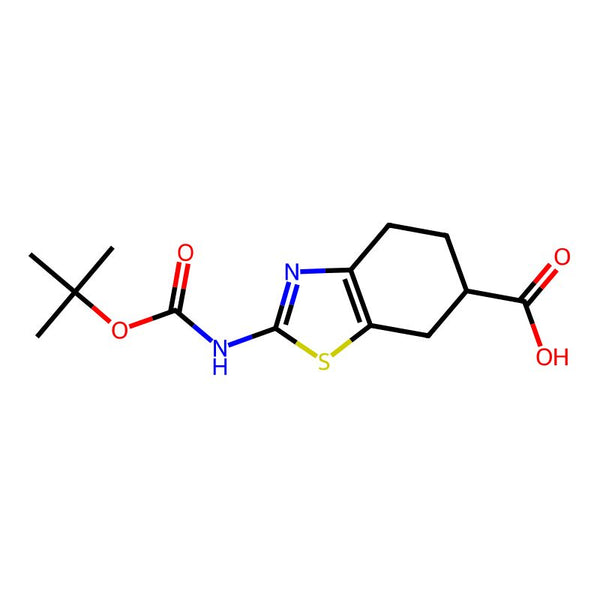 2-((tert-Butoxycarbonyl)amino)-4,5,6,7-tetrahydrobenzo[d]thiazole-6-carboxylic acid|CS-0095967|1820683-35-9