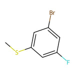 1-Bromo-3-fluoro-5-(methylsulfanyl)benzene|CS-0194833|453566-03-5