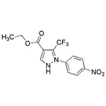 Ethyl 2-(4-nitrophenyl)-3-(trifluoromethyl)pyrazole-4-carboxylate|28140|175137-35-6