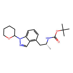 tert-Butyl ((2R)-1-(1-(tetrahydro-2H-pyran-2-yl)-1H-indazol-4-yl)propan-2-yl)carbamate|CS-0129789|2222846-04-8