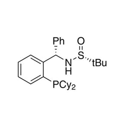 [S(R)]-N-[(S)-[2-(Dicyclohexylphosphino)phenyl]phenylmethyl]-2-methyl-2-propanesulfinamide, 95%|15-8424|1595319-99-5