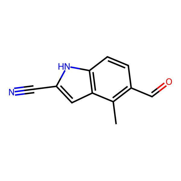 5-Formyl-4-methyl-1H-indole-2-carbonitrile|CS-B1778|1857296-22-0