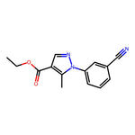 Ethyl 1-(3-cyanophenyl)-5-methyl-1H-pyrazole-4-carboxylate|CS-0119763|956191-77-8