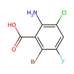 2-Amino-6-bromo-3-chloro-5-fluorobenzoic acid|CS-0098662|1513119-35-1