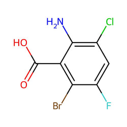 2-Amino-6-bromo-3-chloro-5-fluorobenzoic acid|CS-0098662|1513119-35-1