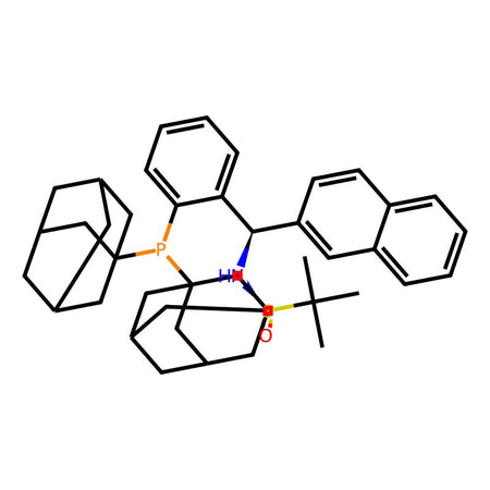 [S(R)]-N-[(R)-[2-(Diadamantanphosphino)phenyl](2-naphthalenyl)methyl]-2-methyl-2-propanesulfinamide, 95%|9268260|2249950-36-3
