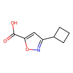 3-Cyclobutylisoxazole-5-carboxylic acid|CS-0646005|1533663-34-1