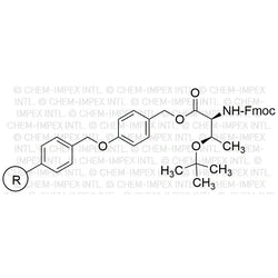 Fmoc-O-tert-butyl-L-threonine 4-alkoxybenzyl alcohol resin (0.2-0.3 meq/g, 100-200 mesh)|01917
