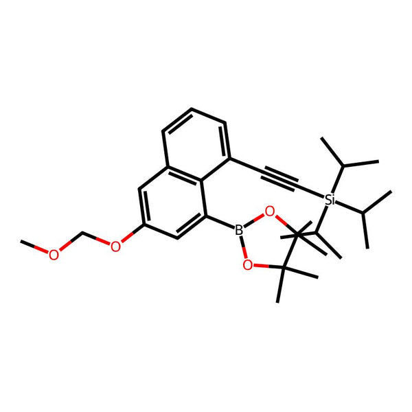 Triisopropyl((6-(methoxymethoxy)-8-(4,4,5,5-tetramethyl-1,3,2-dioxaborolan-2-yl)naphthalen-1-yl)ethynyl)silane|CS-0159819|2621932-42-9