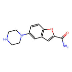 5-(Piperazin-1-yl)benzofuran-2-carboxamide|CS-M1252|183288-46-2