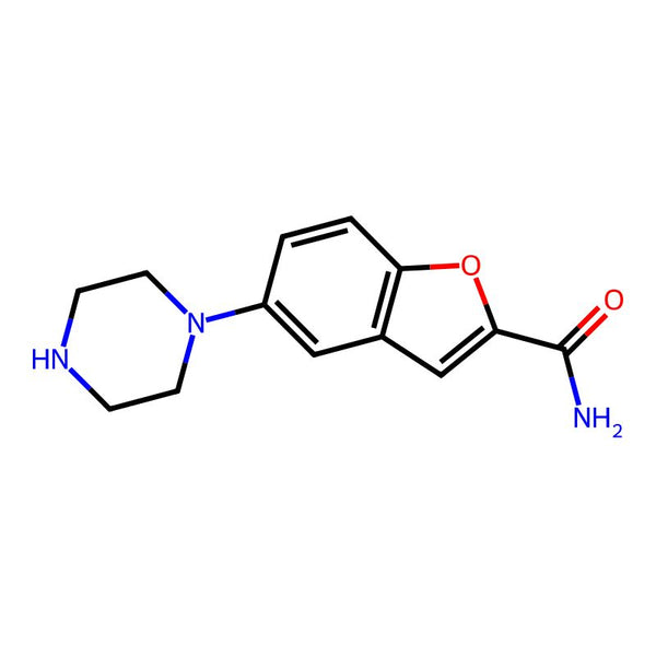 5-(Piperazin-1-yl)benzofuran-2-carboxamide|CS-M1252|183288-46-2