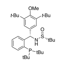 [S(R)]-N-[(S)-(3,5-Di-tert-butyl-4-methoxyphenyl)[2-(di-tert-butylphosphino)phenyl]methyl]-2-methyl-2-propanesulfinamide, 95%|15-8496